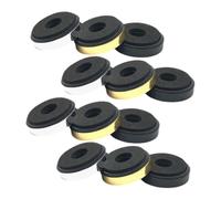 LABRIMP 12Pcs Speaker Isolation Pads Acoustic Vibration Feet for Speaker Stands Turntables and Easy to Clean Compact Design