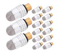 LABRIMP 15pcs External Thread Mesh Tip Stylus Pen Replacement Nibs with Conductive Silver Fiber for Capacitive Touchscreen Pens Accurate Phone Accessories