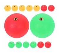 LABRIMP 15pcs High Visibility Foams Fishing Floats Loaded Waggler Floats Easy to Use Assorted Colour Balls for Drift Fishing and Accessories