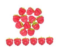 LABRIMP 18pcs Strawberry Shape Sponge Hair Rollers Soft Curlers for Women Gentle Heatless Overnight Styling Tools Portable DIY Hair Curlers for Natural Curls