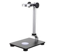 LABRIMP 1pc Adjustable Microscope Bracket Holder with Light Source Industrial Camera Stand for Precision Observation Easy to Install Lifting Stand for Laboratories and Field Use