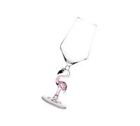LABRIMP 1pc Creative Flamingo Goblet Glass for Wine Cocktail and Juice Stylish Drinking Cup for Home Bar and Parties Elegant Glassware Unique Design