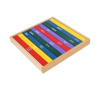 LABRIMP 1Pc Educational Wooden Counting Blocks Montessori Math Teaching Aid for Enhancing Grasping Skills Fine Motor Coordination for Pre School Learning and Fun Activities
