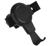 LABRIMP 1pc Gravity Sensor Vehicle Mounted Phone Bracket Premium Metal Air Outlet Holder Durable Practical Smart Phone Stand for Cars Black