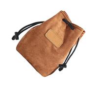 LABRIMP 1Pc Portable Camera Bag for Digital and Single Lens Reflex Cameras Compact Khaki Lens Cover with Padded Protection for Outdoor Travel and Storage