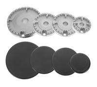 LABRIMP 1set Gas Stove Burner Caps Replacement Kit Household Stove Accessories for Efficient Cooking Easy to Install Flame Cap Compatible Various Stovetops