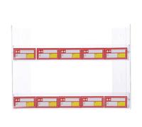 LABRIMP 2-Layer Plastic Cigarette Display Rack Practical Lightweight Holder for Store Shop Use Wall-Mounted Cigarette Display Shelf for Organising and Showcasing