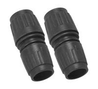 LABRIMP 2 Pcs Double Rod Clothes Rack Connector Plastic Joints for Folding Garment Drying Poles Freestanding Nonslip Coupling Fits Single Double Rod Wardrobe Racks Easy Assembly for Indoor
