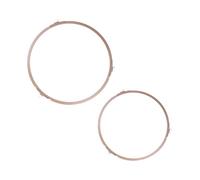 LABRIMP 2 Pcs Microwave Oven Turntable Roller Support Rings Plastic Tray Holder Replacement for Broken Old round Rotating Oven Ring Compatible with Standard Microwaves Random Color