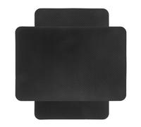 LABRIMP 2 Pcs Non-Slip Shoe Sole Protectors Rubber Heel Repair Pads Sturdy Anti-wear Bottom Grip Pads for High-Heels and Sport Shoes, Black Cushioned Guards for Walking Safety