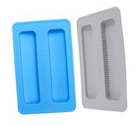 LABRIMP 2 pcs Silicone Toaster Covers for Bread Maker Dustproof Lid Wear Resistant Bread Machine Covers with Fine Workmanship Practical Kitchen Appliance Accessories in Blue and Grey