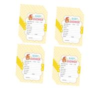 LABRIMP 20 Pcs Shower Advice Prediction Cards Premium Quality Keepsake Game for Gender Reveal Parties Party Accessory for Parents