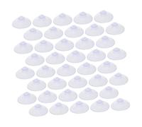 LABRIMP 200pcs Transparent Suction Cups for Glass Surfaces Slip Collision Pads with Strong Hold No Drilling Required Wall Safe Hooks for Home Office Windows and Table Tops