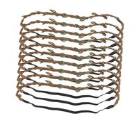 LABRIMP 20pcs Leaf Woven Headband for Women Natural Realistic DIY Wreath Material Party Accessories Hair Headbands for Adults