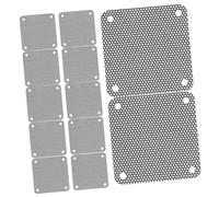 LABRIMP 20PCS PVC Computer Fan Dust Covers Mesh Strainer for PC Cooling Fans Protects Components Enhances Airflow for Home Computer Chassis and Electronics