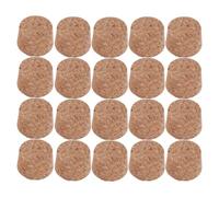 LABRIMP 20pcs Reusable Wine Bottle Stoppers Made of Cork, Tapered Cone-Shaped Corked Stoppers for Glass and Liquor Bottles, Preserves Original Flavor, for Home Décor and Crafting