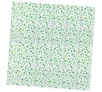 LABRIMP 20pcs Saint Patricks Day Decorations Flower Wrapping Paper Shamrock Paper DIY Spring
