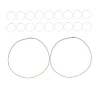 LABRIMP 20pcs Shocking Rubber Ring Bands for Microphone Shock Mount Elastic Mic Vibration Bands for Stable Audio Recording Compatible with Various Condenser Microphones and Heights