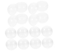 LABRIMP 20Pcs Transparent Plastic Claw Machine Balls Multi-purpose Packing Capsules for Small Candy Storage and Display Open and Close Safe Smooth Surface