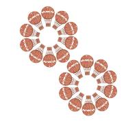 LABRIMP 20pcs Unfinished Wooden Hot Air Balloon Ornaments Natural Wood Slices Rustic Decorative Craft Pieces for DIY Projects Family Activities Holiday and Summer Home Decor
