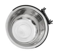 LABRIMP 250ml Stainless Steel Pet Hanging Water Bowl for Dogs and Cats with Holder, Rust and Crack Resistant, Dishwasher Safe Feeding Dish for Kennel and Travel Use