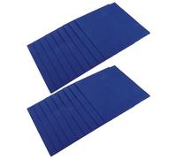 LABRIMP 25pcs Dark Blue Disposable Cloth-Like Paper Napkins Super Absorbent Guest Towels for Weddings Parties Banquets Bathroom Kitchen Soft Linen-Feel Dinner Napkins