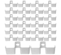 LABRIMP 25pcs Galvanized Carbon Steel M-Shaped Saddle Clip for Industrial Floor Grating Hardware Applications, Adaptive Fitting and Optimal Security Clamp for Stair Treads and Heavy Duty