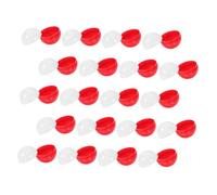 LABRIMP 25pcs Round Plastic Fillable Capsules for Vending and Claw Machines Compatible Empty Capsules for Candy Small Gifts Party Favors Christmas Decorations