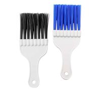 LABRIMP 2pcs Air Conditioner Fin Comb Tool Radiator Cleaning Brush for Optimal Performance Durable Coil Straightening Dusting for Home Automotive Use