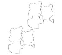 LABRIMP 2pcs Coffee Dripper Holder Stainless Steel Portable Heat Loss Prevention Coffee Filter Rack Stand for Camping Picnic