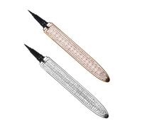 LABRIMP 2Pcs Eyeliner Pen with Ultra-fine Tip Diamond Bling Glitter Eye Lining Pens for Women Quick-dry Makeup Smooth Matte Finish Lightweight and Fashionable