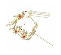 LABRIMP 2pcs Golden Phoenix Cake Picks Wedding Cake Decor Reusable Iron Mesh Material Delicately Crafted Design for Elegant Wedding Table Decoration