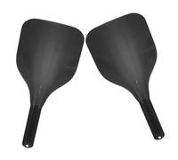 LABRIMP 2Pcs Hair Coloring Protective Shield with Handle for Haircut and Hairspray Splash Guard Plastic Face Cover for Salon and Home Use Comfortable Fit for Hair Dye and Oil Protection