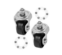 LABRIMP 2pcs Heavy Duty Floor Jack Replacement Casters Wheels for Hydraulic Jack Stable Metal Swivel Wheels for Garage and Workshop Use