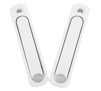 LABRIMP 2pcs Hidden Window Handle for Sliding Doors and Windows Zinc Alloy Material with Easy Sliding and Modern Clean Aesthetic Suitable for Bedrooms