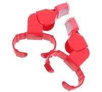 LABRIMP 2pcs High-volume Portable Whistles for Adults with Whistle Rings, Professional Abs Material, Lightweight and Practical Design, for Outdoor Activities and Sports Coaching