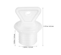 LABRIMP 2pcs Hot Water Bottle Rubber Stopper Plugs 22.5mm Seal Caps for Hot Water Sacks Small Sealing Stoppers Compatible with 21.4mm Neck Suitable for Replacement