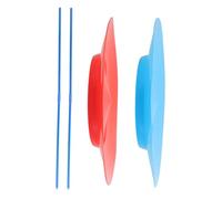 LABRIMP 2pcs Juggling Plates with Sticks Sturdy Circus Trick for Adults and Easy to Learn Juggling Kit for Performance and Hobby Games