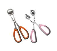 LABRIMP 2pcs Meatball Maker with Slip Handles Non Stick Manual Meat Baller Tongs for Uniform Meatballs Shape Preservation Kitchen Tools for Home Cooking and Holiday Parties
