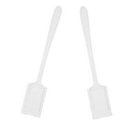 LABRIMP 2PCS payment sign holder auto payment card toll holder Plastic White for security booth gate opener and parking gate Card reader device for toll card and parking card