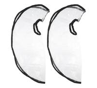 LABRIMP 2pcs Plastic Hair Washing Funnels with Elastic Bands for Home Salon Use Upright Shampoo Rinse Tools for Hair Dye Oil Treatment Perm Fit for Head