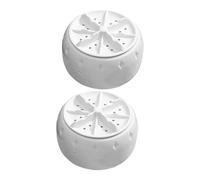 LABRIMP 2pcs Portable Washing Machine Mini Automatic Washer Plastic High-efficiency Cleaning Powerful Cleaning Portable Washer Agitator for Rv Laundry Use