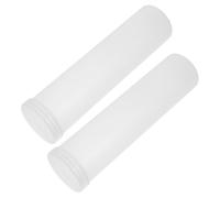 LABRIMP 2pcs Pp round Cracker Container Set with Airtight Lid, Sturdy Portable Cylinder Cookie Keeper for Pastries, Chips and Family Gatherings