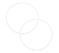 LABRIMP 2pcs Replacement Silicone Lid Seals for High Speed Silicone Gaskets with Leak Design Noise Reducing Multi Compatible Blender Seal Rings