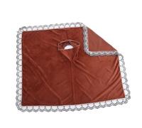 LABRIMP 2pcs Reusable Massage Table Cover Coffee Color Soft Breathable Salon Facial Pad Sheets for