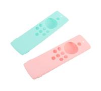 LABRIMP 2Pcs Silicone Remote Control Protector for Stick Non Skid Durable Cover Washable Lightweight Practical Remote Unit Shell Mint Green Colors for Home Use