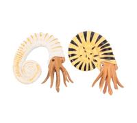 LABRIMP 2Pcs Snail Craft Plastic Animal Dolls Realistic Aquatic Creatures Cognitive for Bedroom Office Decoration Educational Sea Creature Models