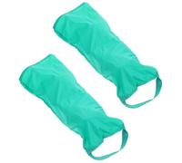 LABRIMP 2pcs Sock Aid Sock Assistant Device Nylon Green and Open Toe Compression Stockings Effortless Donning for Hospital and Home Elderly Seniors