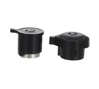 LABRIMP 2pcs Steam Release Knob Pressure Cooker Repair Part Steam Release Switch Stainless Steel Valve Electric Pressure Cooker Parts Black