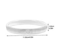 LABRIMP 2pcs Steel Elastic Sleeve Holders Shirt Sleeve Garters for Men and Women Strong Stretch Armband Bracelets in Silver and Stylish Wear